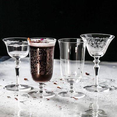 Slim series Japanese cocktail glass broiled highball martin