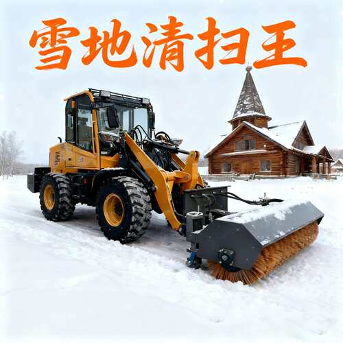 扫雪滚刷高强度钢丝滚刷地面车载式雪滚刷马路冬季扫雪机拆卸滚刷