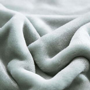 Thick Flannel Plain 小毛毯 Fleece Knee Coral Blanket