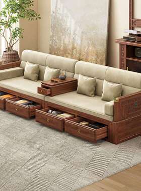 新中式罗汉氏实木罗汉榻宋美学贵妃踏大小户IYQ床型禅意客组厅沙