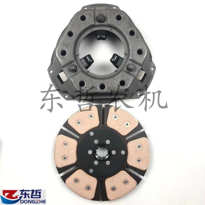 130拖拉机农机配件拖拉机离合器片10齿255直径离合器片压盘总成