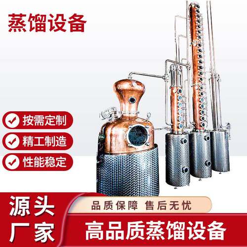 厂家直销出口品质多功能商用威士忌金酒朗姆酒伏特加蒸馏设备