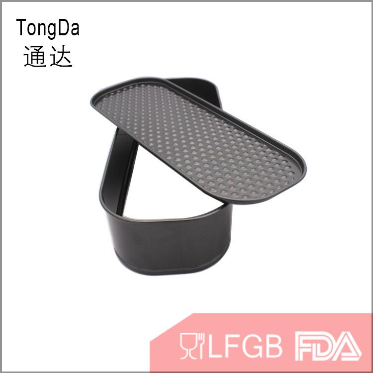 厂家直销灰色吐司盒 碳钢蛋糕模 活底带扣蛋糕模具