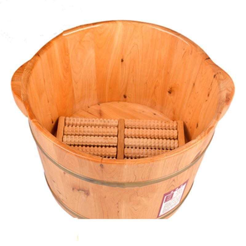 脚盆香柏木足浴桶泡脚桶实木洗脚盆木盆木桶泡脚家用保温泡脚木桶