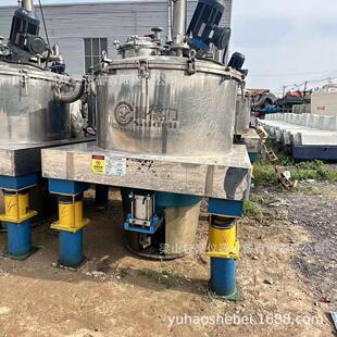 出售二手平板式刮刀下卸料离心机 304不锈钢过滤离心机 分离设备