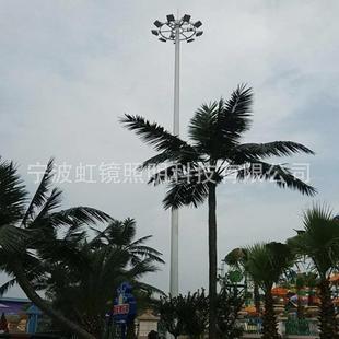 自己工厂LED高杆灯虹镜照明25米自动升降高杆灯12个200W