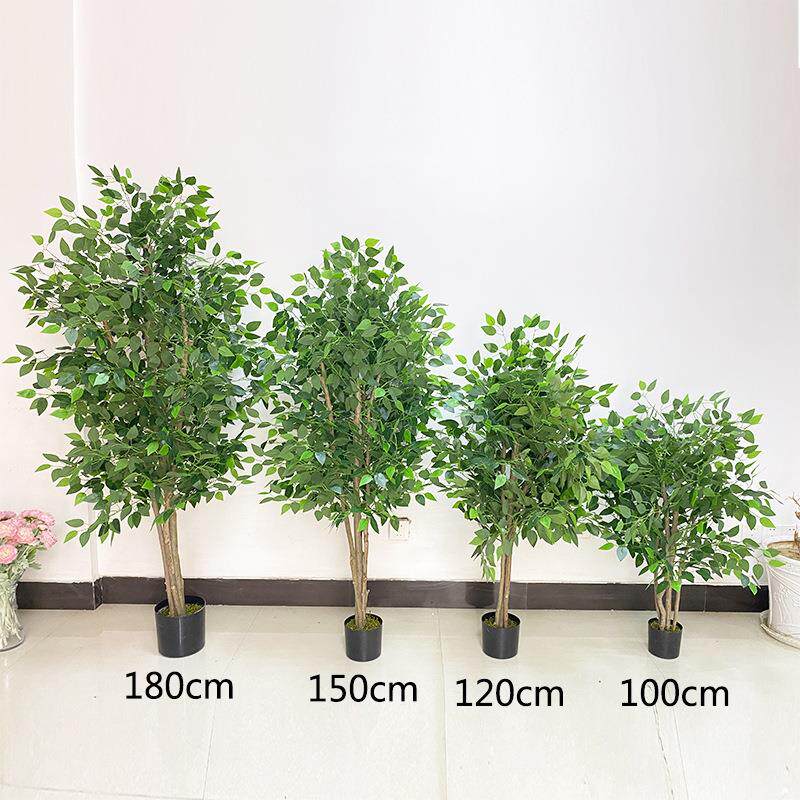 绿植榕树办公室酒店仿真树假树植物盆栽人造仿真花真