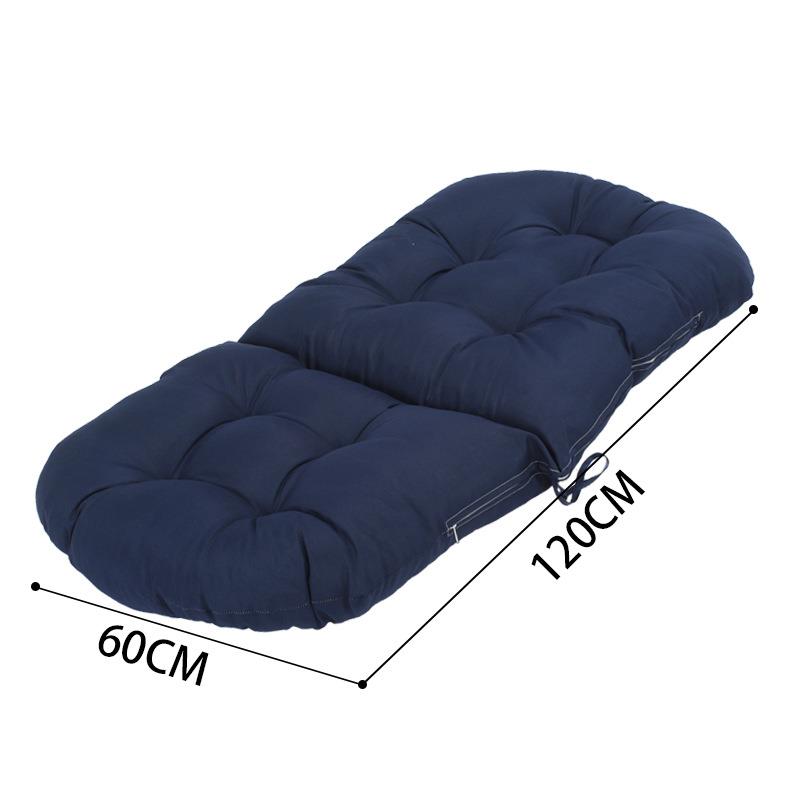 户外防水防晒连体花园坐垫 单人加厚沙发垫椅垫 靠背木椅垫