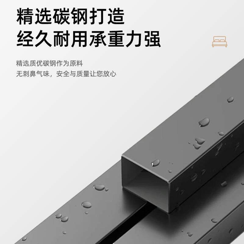床架杨木贴纸折叠排骨架单人床龙骨架床板支撑架新中式风格