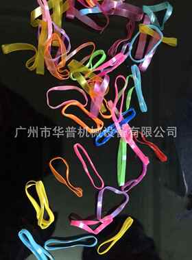 旋状PU发发圈挤出产设备P2020U皮筋圈螺生产生线