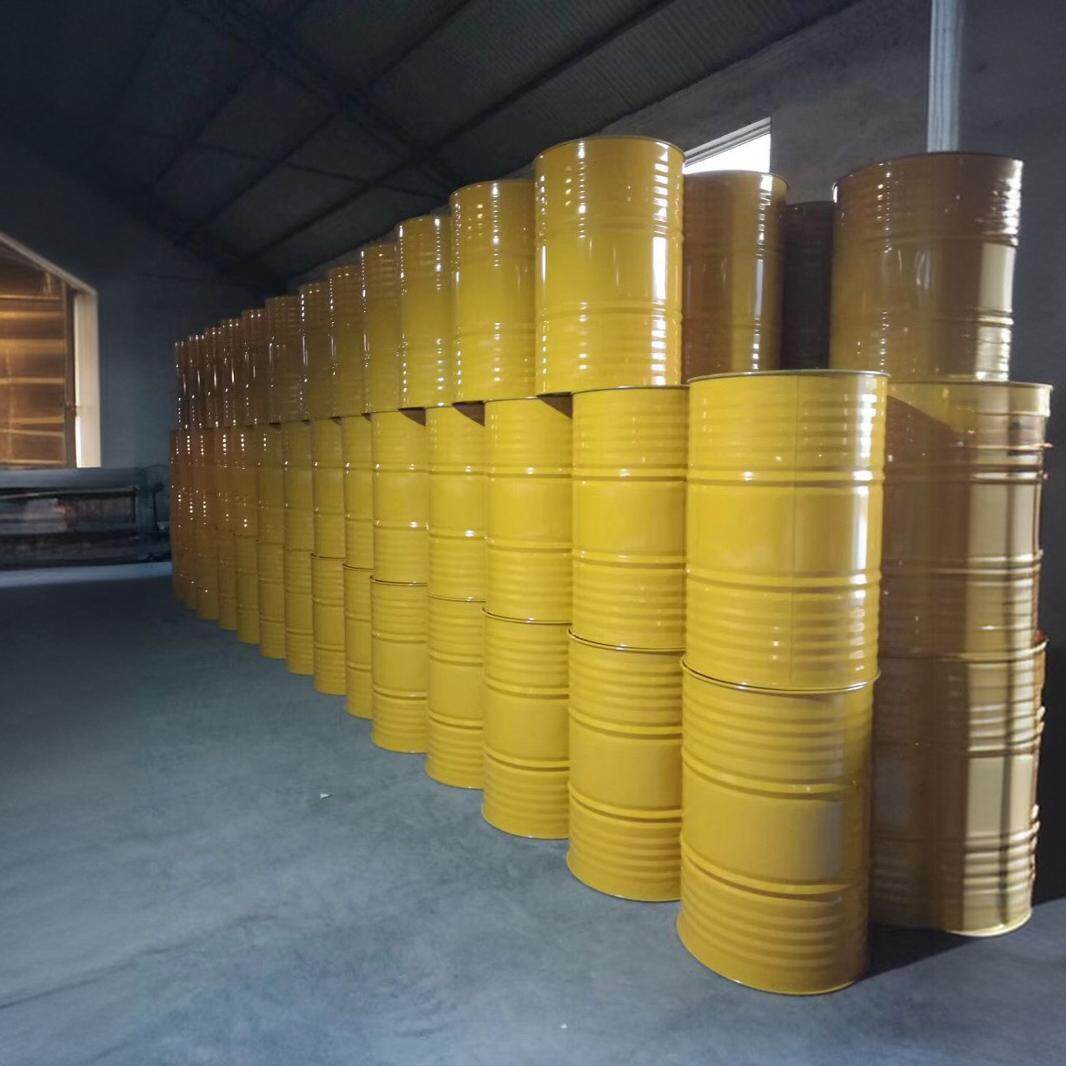 工业大铁桶彩色装饰柴汽油桶化工用200L升大容量桶人防专用铁皮桶