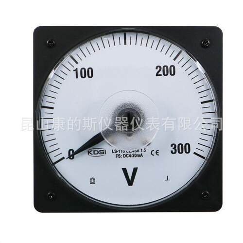 KDSI指针式直流毫安电压表LS-110DC4-20mA300V广角度电工仪表