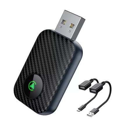 热销carplay有线转无线盒子安卓Auto车机互联盒子carplay转接器