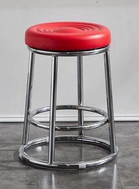 特厚三环板凳吧台凳高脚凳家用加高凳电玩城圆凳折叠凳圆凳子椅子