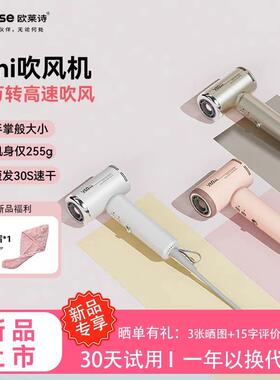 欧莱诗高速吹风机迷你家用大风力负离子护发速干 干旅行可携式宿