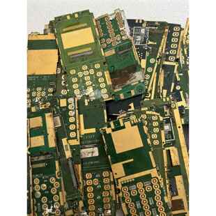 老年手机主板电子镀金废料黄金提炼老式手机主板镀金废料下炉提金