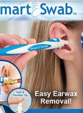 Smart Swab Earwax Removal Soft Spiral Ear Cleaner Ear-pick