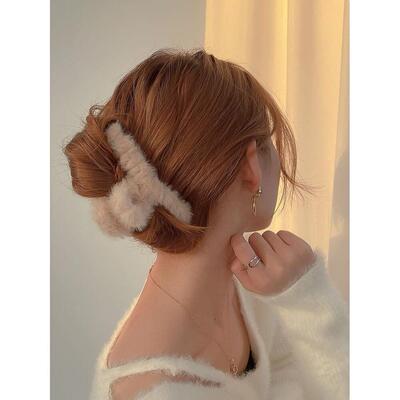 发夹Hot Sale Solid Color Claw Clip Large Barrette Crab Hair