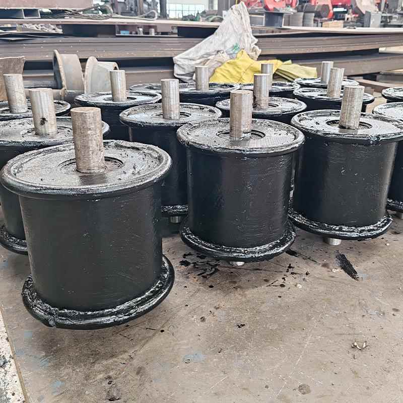 铸地滚钢地滚轮井下巷-道运输钢丝焊接地滚钢绳管敢地接轮现货