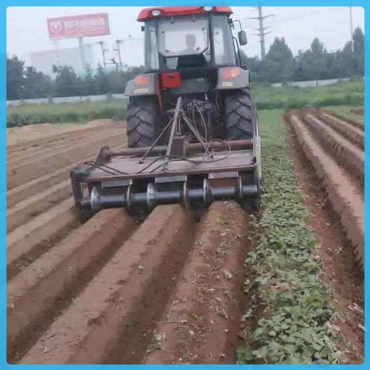 新式开沟配套草莓农业一次成型大棚起拢机手扶拖拉机开沟机草莓