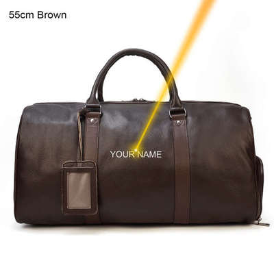 Hot Genuine Leather Men Women Travel Bag Soft Real Leather C
