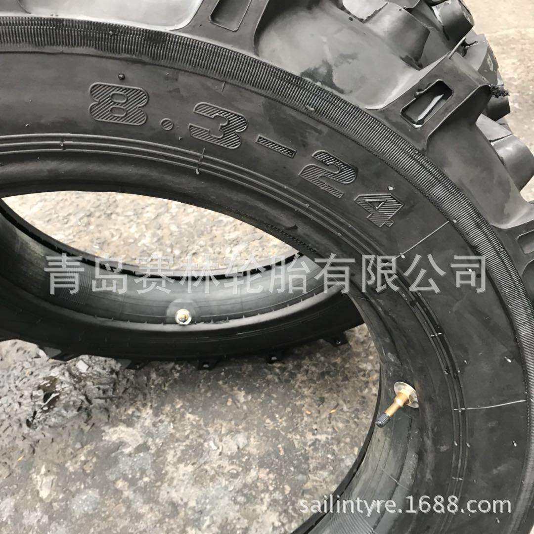 8.3-24 83-24农用拖拉机轮胎 抓地虎 人字花纹 可配套