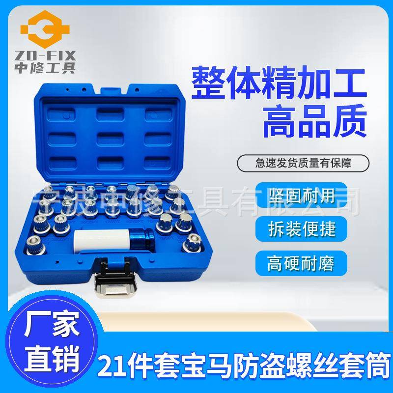 21件套大套宝马齿形防盗螺丝