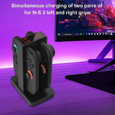 Charging Dock Station for Switch 2 4in 1 Magnetic