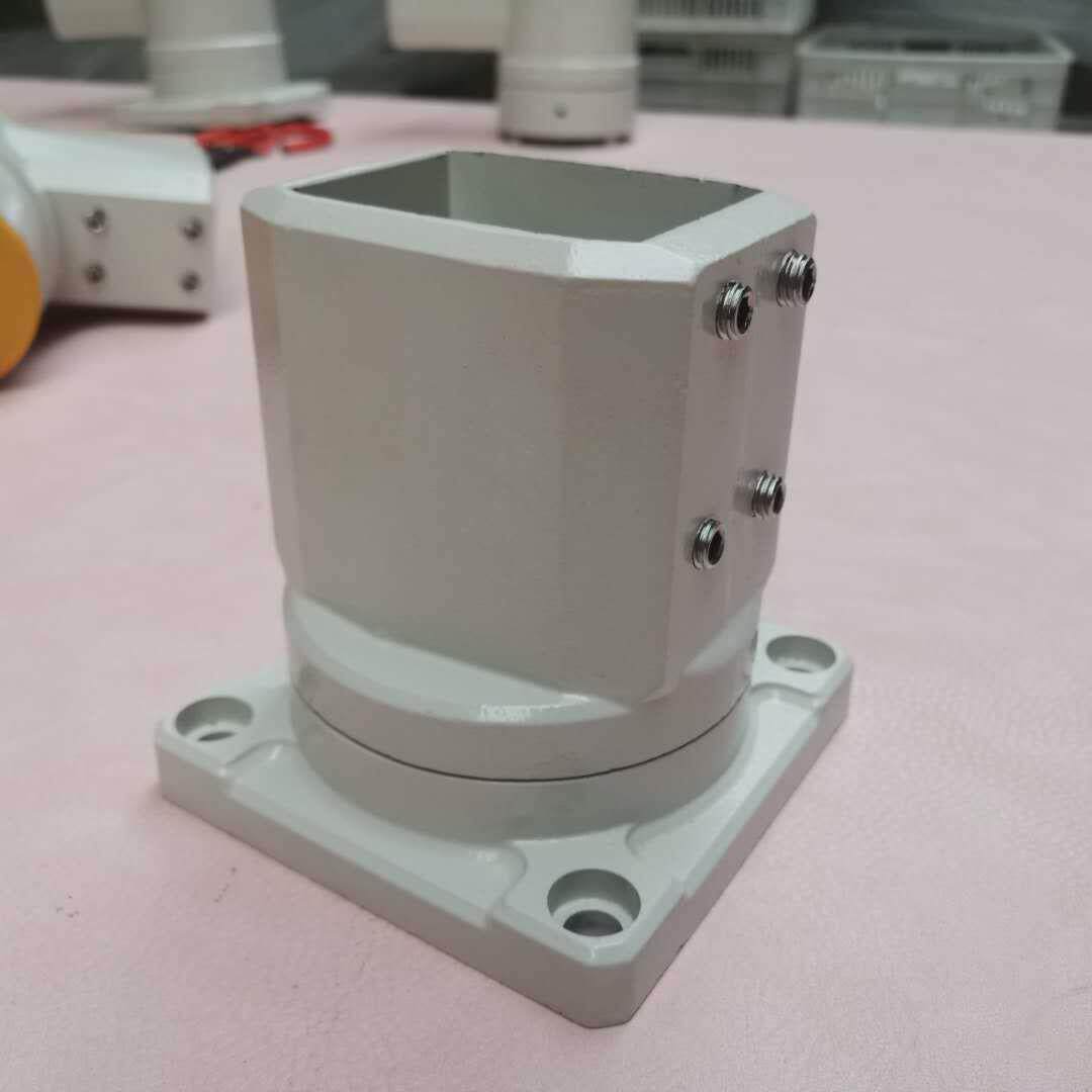 机床悬吊臂顶座 压铸铝合金悬臂配件可旋转顶座底座墙座