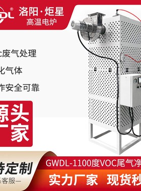 工业VOC尾气净化炉有机废气焚烧炉工厂喷漆印刷车间废气处理设备