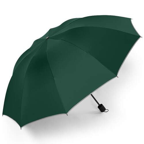 正品美度加大版双人雨伞男晴商务折抗叠黑伞胶防晒UV遮阳伞遮阳伞