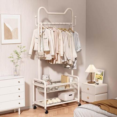 衣帽架简易落地立式衣架家用卧室内可移动挂衣架房间阳台晾晒衣架