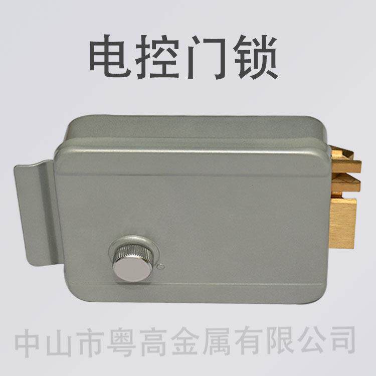 头分体1073电控锁铁门不锈钢门锁具防盗设备机械门锁厂家