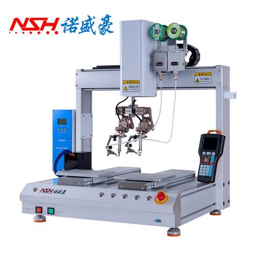 五轴双平台动NSH-H533机器双工位全自动焊自锡机设备H5锡331R焊2