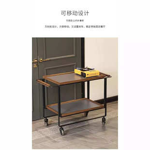 卡式 高档木质煮餐车酒店餐厅移动式 炉堂做车现场加热堂灼车鲍鱼车