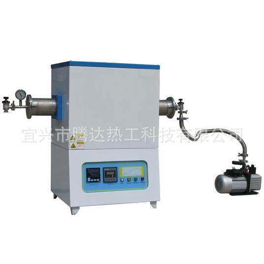 腾达热工真空气氛管式炉实验电炉立式管式炉双温区管式炉