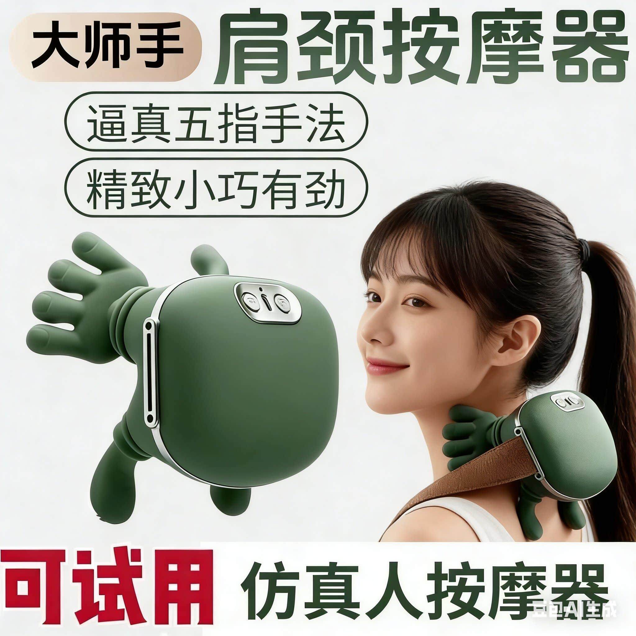 肩颈按摩仪N7大师手肩颈按摩仪颈椎按摩器斜方肌脖子颈部按摩仪