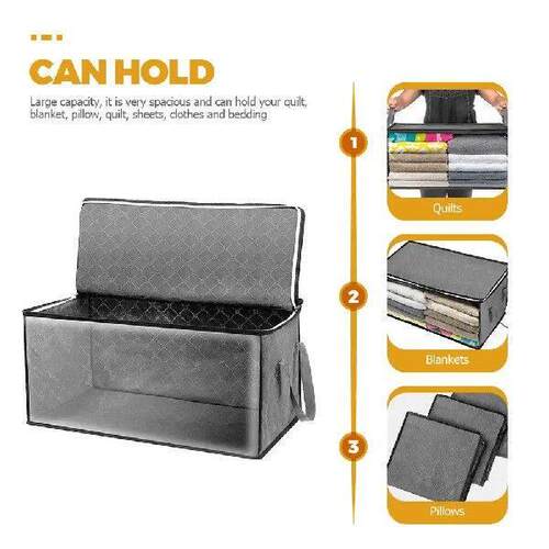 Closet Wardrobe Storage Box Foldable Organizer Comforter