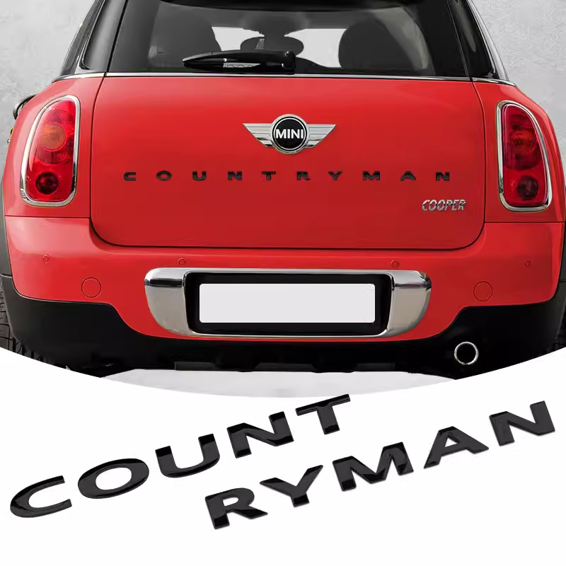 适用于宝马mini迷你COUNT RYMAN车标字母标CLUBMAN后尾标COOPERS
