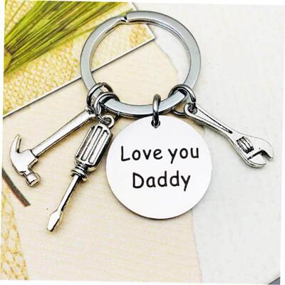 Thank You Teacher Text Love Keychain Charm Glass Crystal Pen