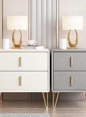 Light Luxury Bedside Table Simple Modern Wooden Chest Of Dra