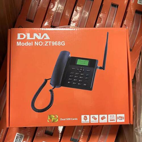 家直供插卡固话座机ZT689G双卡双厂待多言国语家用办25公无线电话
