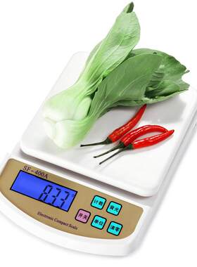 家用厨房秤SF-400A食物台秤0.1克 药材烘培电子称10kg天平