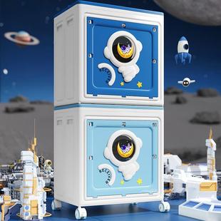 儿童具收纳箱大容量家用翻盖衣服玩收被子整理XM 箱娃娃超纳 5011