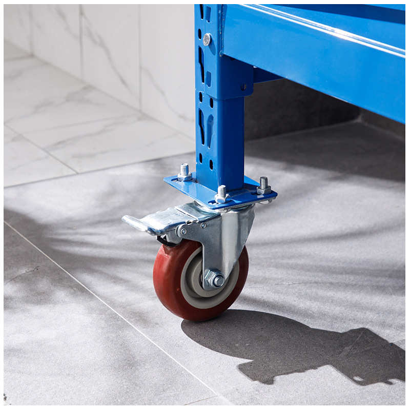 仓储货架仓库轻型中型货架展示架家用带轮轻量型货架置物架快递架