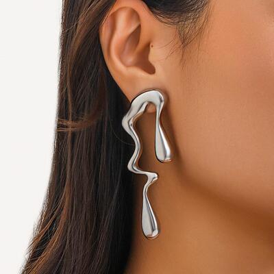 Irregular water drop earrings for jewelry geometric earrings