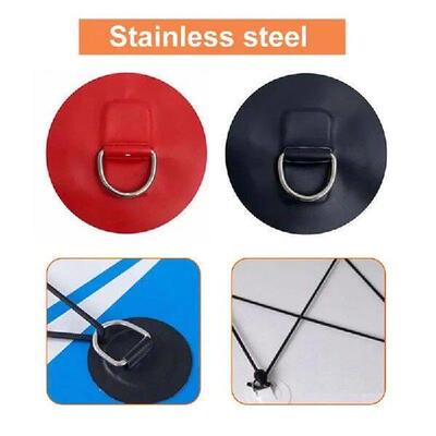 11cm Stainless Steel D Ring Pad/Patch PVC Iatable Boat Raft