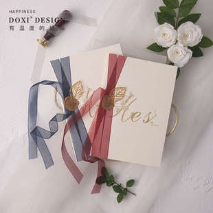 结婚婚礼誓言卡答谢父母发言誓词卡新娘新郎证婚人致辞本宣誓卡