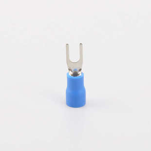 叉型预绝缘冷压接线端子叉形Y 欧式 U铜线耳端头 4黄铜大型 SV1.5