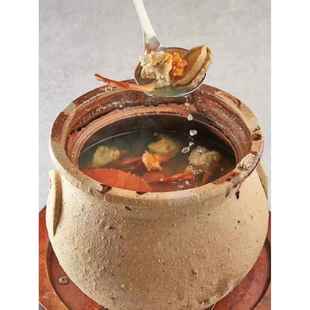 福建无釉土砂锅老式陶土锅家用砂锅炖汤隔沙煨汤带盖煲汤养生外卖